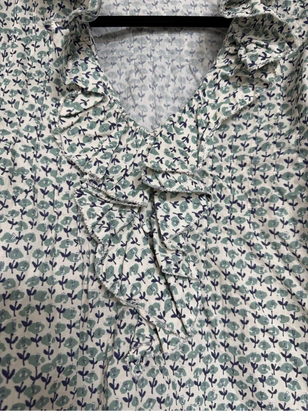 Hunter Bell Ditsy Floral Imogen Blouse & Jemma Shorts Set, Size Small